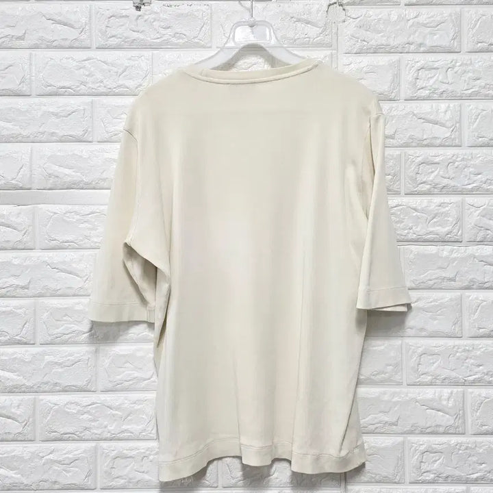[BUNJANG] Massimo Dutti Ivory Short Sleeve T-Shirt / XL 마시모두띠 아이보리 반팔 C979