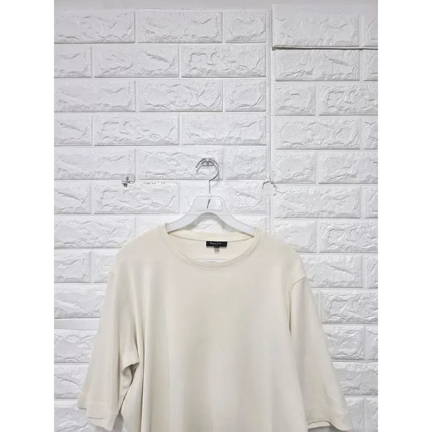 [BUNJANG] Massimo Dutti Ivory Short Sleeve T-Shirt / XL 마시모두띠 아이보리 반팔 C979