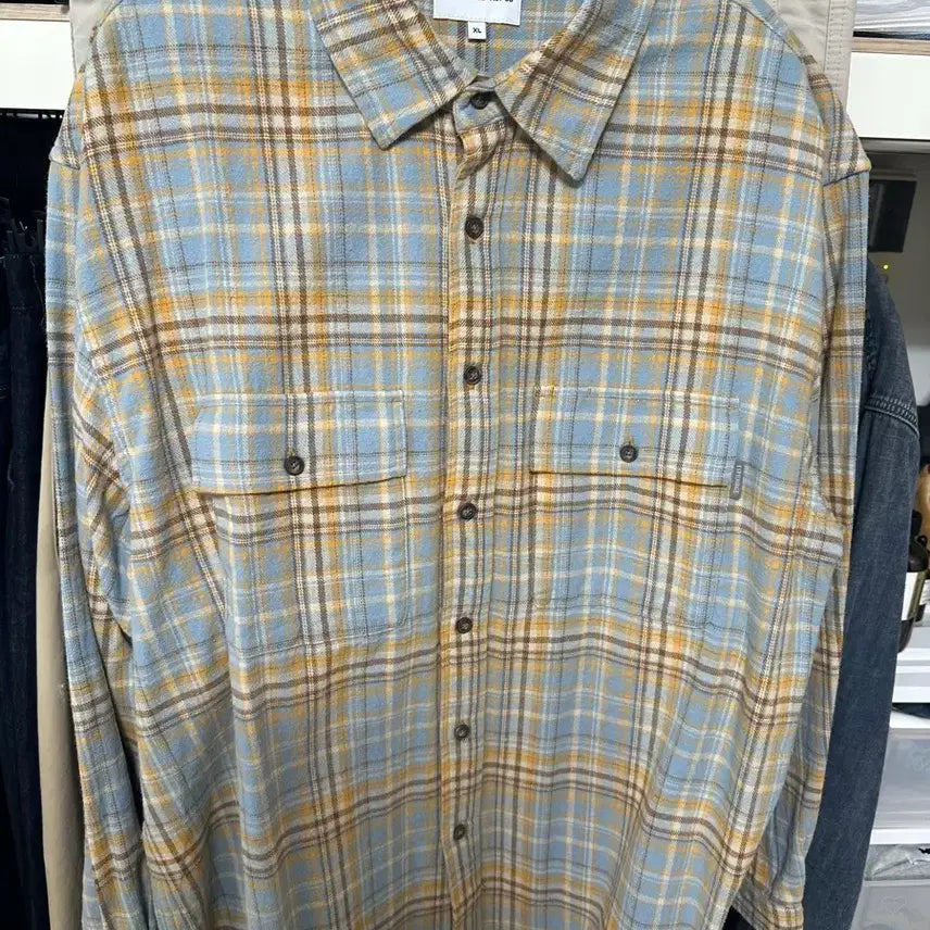 [BUNJANG] ESPIONAGE Checkered Shirt XL / ESPIONAGE 체크 셔츠 XL