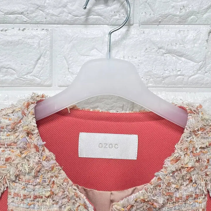 [BUNJANG] OZOC Pink Tweed Jacket / M 오조크 OZOC 핑크 트위드 자켓 C984