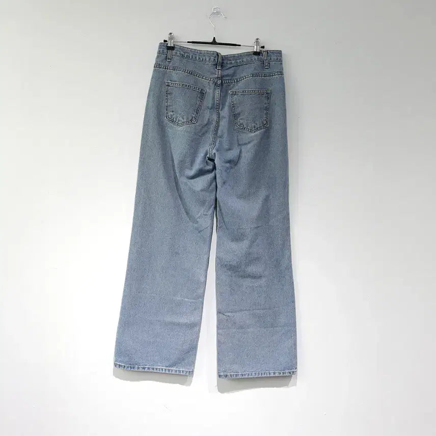 [BUNJANG] Wide Denim Pants / 중청 와이드 데님 팬츠