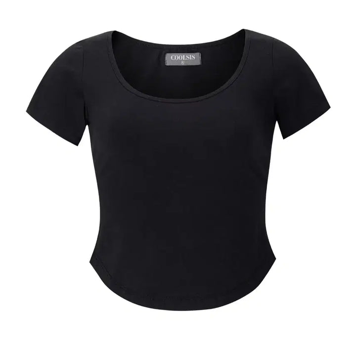 [BUNJANG] Coolsis C-BASIC Crop Top &amp; U Top - Basic T-Shirts / 쿨시스 기본티 설명많음주의