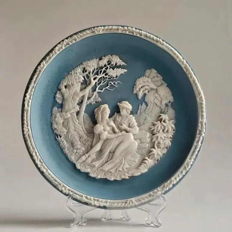 [BUNJANG] Incolay Studios Shakespeare Sonnet Decorative Plate / [USA] 캘리포니아 인콜레이 스튜디오 장식 접시 U4