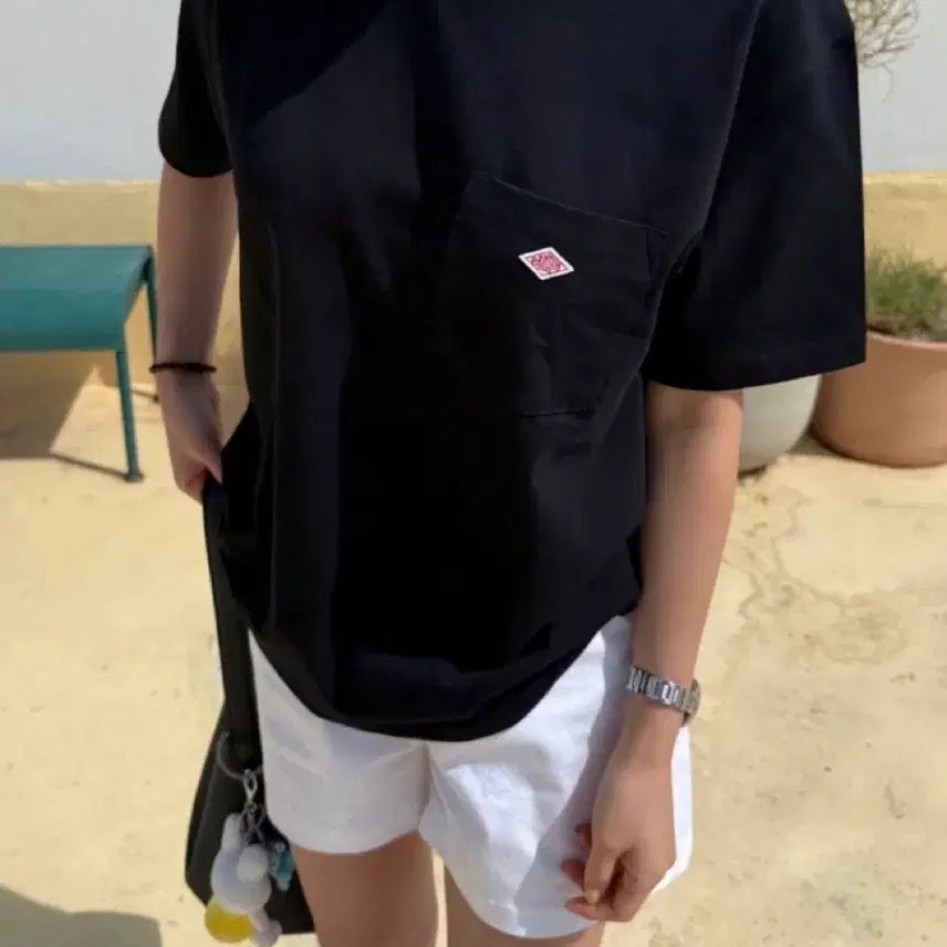[BUNJANG] Danton Pocket T-shirt Unisex / 정품/새상품) 단톤 포켓 반팔티셔츠  반팔티셔츠 남녀공용