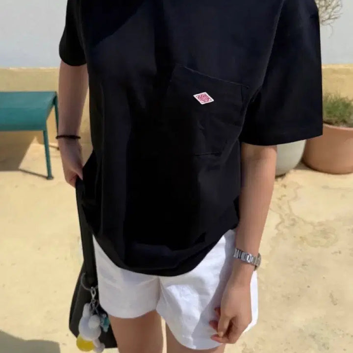 [BUNJANG] Danton Pocket T-shirt Unisex / 정품/새상품) 단톤 포켓 반팔티셔츠  반팔티셔츠 남녀공용