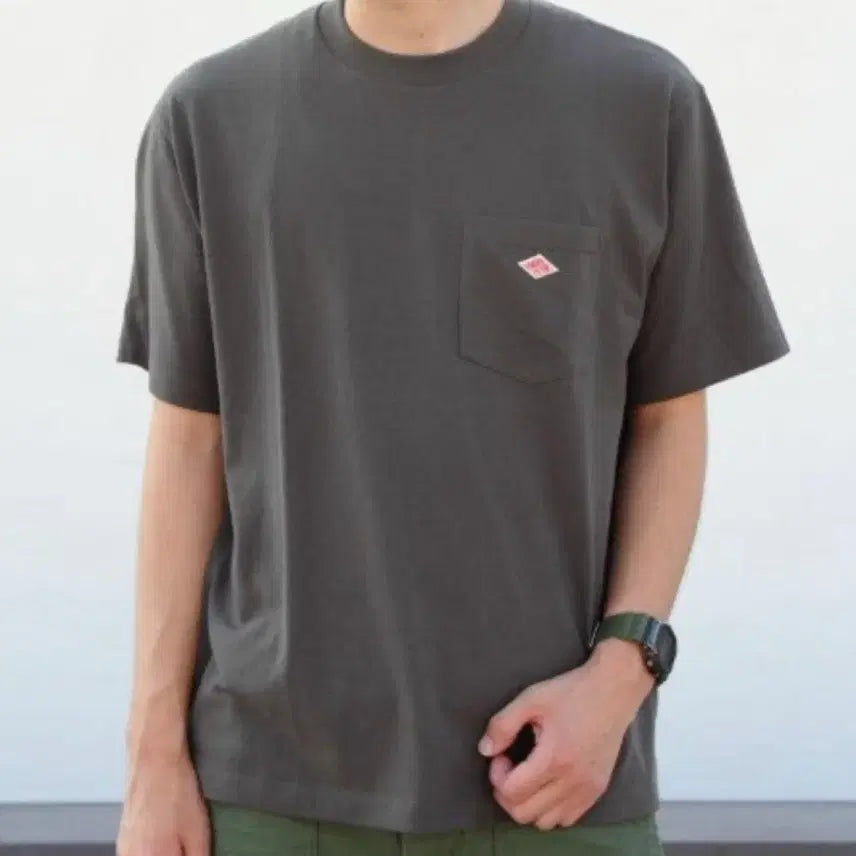 [BUNJANG] Danton Pocket T-shirt Unisex / 정품/새상품) 단톤 포켓 반팔티셔츠  반팔티셔츠 남녀공용