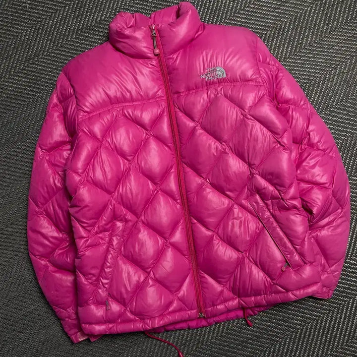 [BUNJANG] The North Face 600 Diamond Quilted Goose Down Puffer Jacket / 노스페이스 600 다이아몬드 퀼팅 구스다운 푸퍼 패딩 핑크y 5393