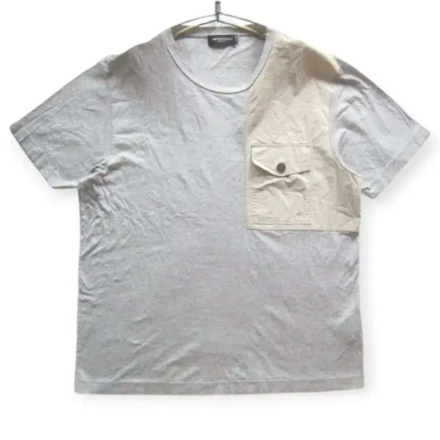 [BUNJANG] Viktor &amp; Rolf Nylon Docking Pocket T-Shirt / 빅터앤롤프 나일론 도킹 포켓 티셔츠