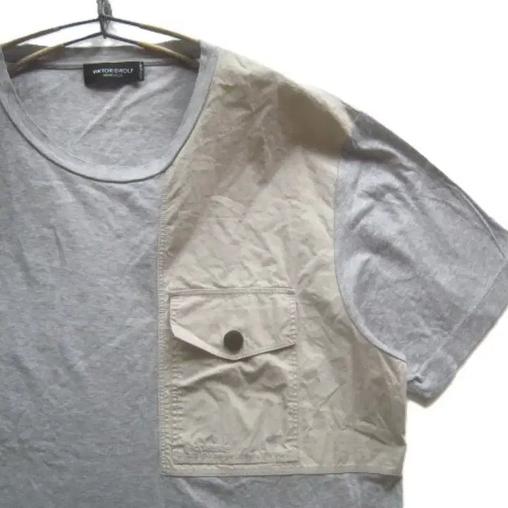 [BUNJANG] Viktor &amp; Rolf Nylon Docking Pocket T-Shirt / 빅터앤롤프 나일론 도킹 포켓 티셔츠