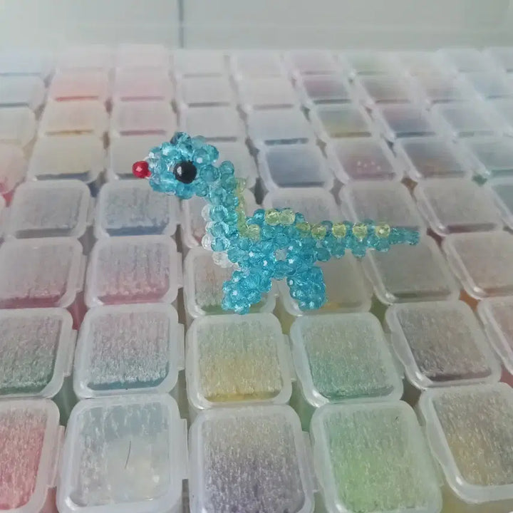 [BUNJANG] Beaded Dinosaur Keyring / 비즈 공룡 [키링/군번줄고리/폰줄]