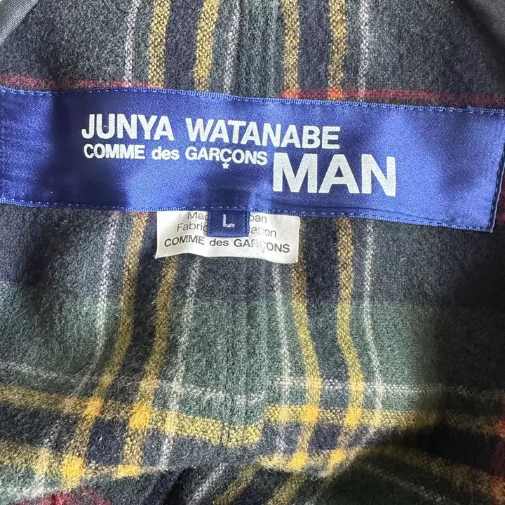 [BUNJANG] Comme des Garcons Junya Watanabe Patch Coat Black L / 꼼데가르송 준야 와타나베 패치 코트 블랙 L