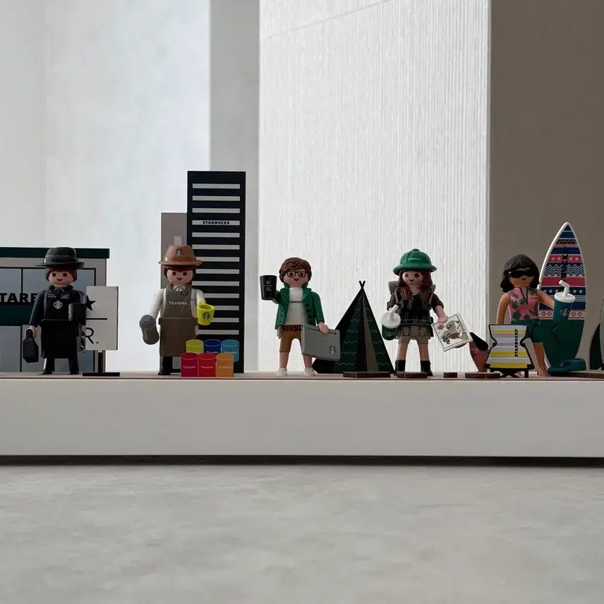 [BUNJANG] Starbucks Playmobil Buddy Set with Case / 스타벅스 플레이모빌 버디세트 케이스 포함