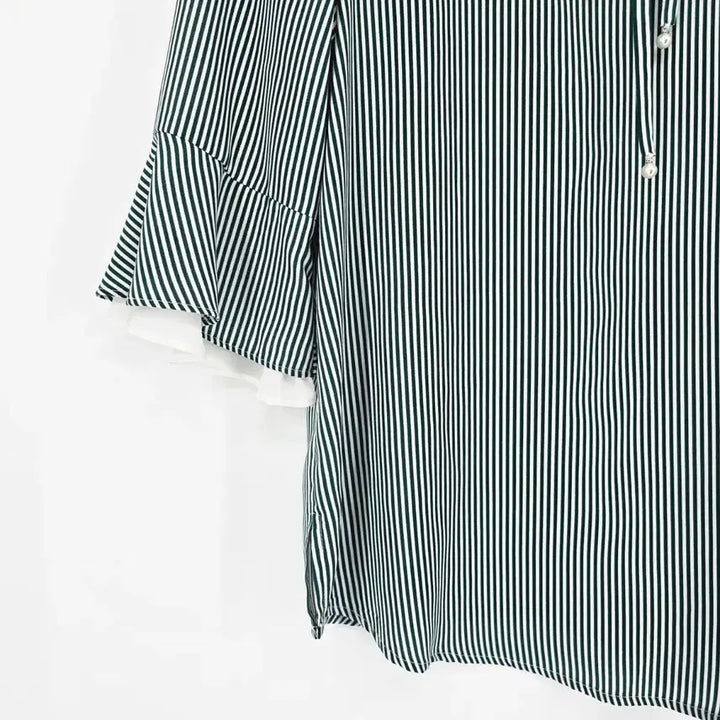[BUNJANG] Kenneth Lady Striped Blouse / 케네스레이디의 스트라이프 블라우스 7부