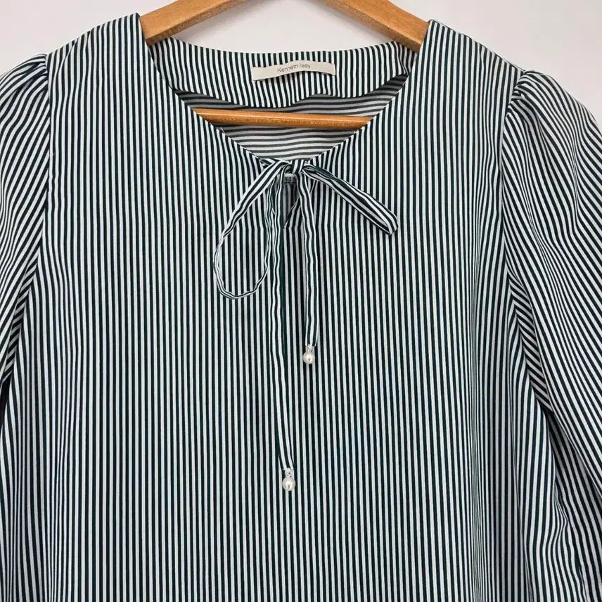 [BUNJANG] Kenneth Lady Striped Blouse / 케네스레이디의 스트라이프 블라우스 7부