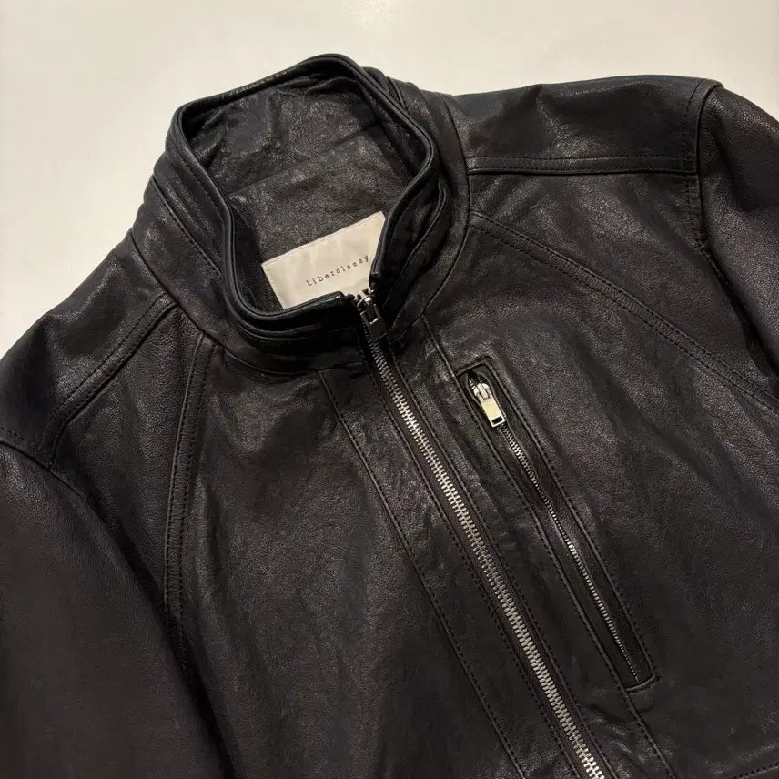 [BUNJANG] Liver Classy Lambskin Leather Jacket / [100] 19FW 리버클래시 양가죽 블랙 레더 자켓