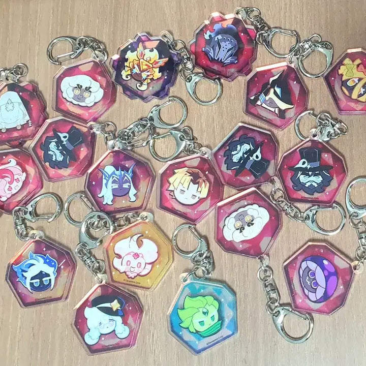 [BUNJANG] Cookie Run Kingdom 5th Anniversary Keyring Bundle Set / 판매/교환) 쿠키런 킹덤 쿠킹덤 영혼석 키링 일괄 5주년 월드챔피언십
