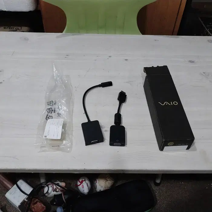 [BUNJANG] Sony VAIO Genuine VGA Adapter (2 Items) / 미사용 소니 바이오 정품 VGA 어답터 2종
