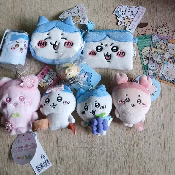 [SOLD OUT] 치이카와 인형 파우치 키링 (일괄)