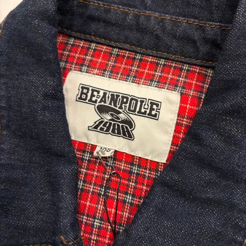 [BUNJANG] [105] 빈폴 데님 자켓 Beanpole 빅로고 청자켓 / [105] 빈폴 데님 자켓 Beanpole 빅로고 청자켓