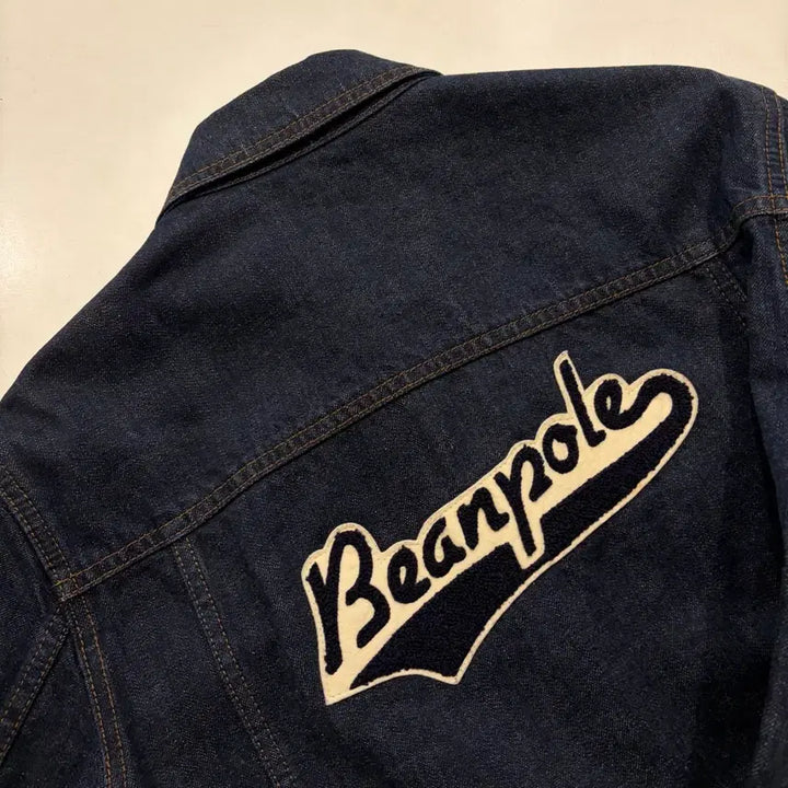 [BUNJANG] [105] 빈폴 데님 자켓 Beanpole 빅로고 청자켓 / [105] 빈폴 데님 자켓 Beanpole 빅로고 청자켓