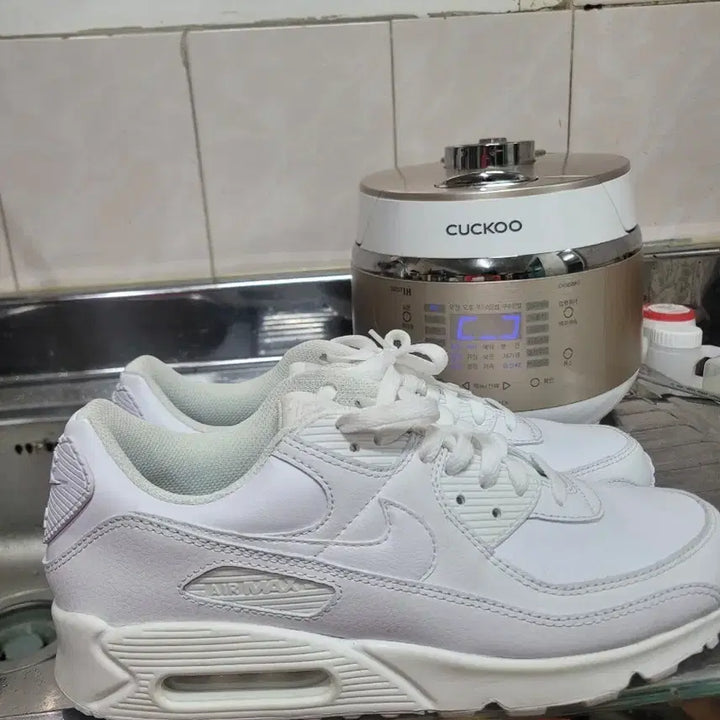 [BUNJANG] Nike Air Max 90 White Sneakers / 나이키 에어맥스 90 화이트 290mm