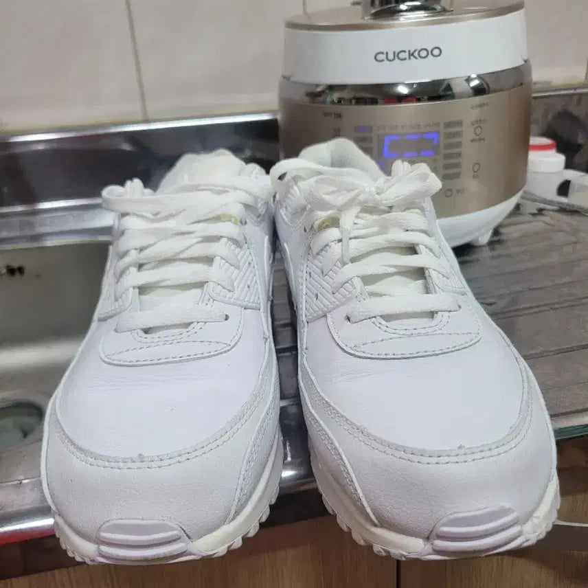 [BUNJANG] Nike Air Max 90 White Sneakers / 나이키 에어맥스 90 화이트 290mm