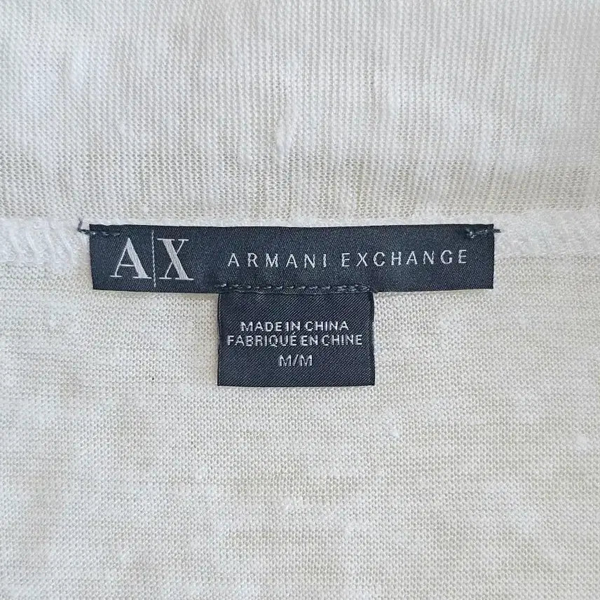 [BUNJANG] Armani Exchange Pure Linen Cardigan / 아르마니익스체인지 퓨어린넨 가디건
