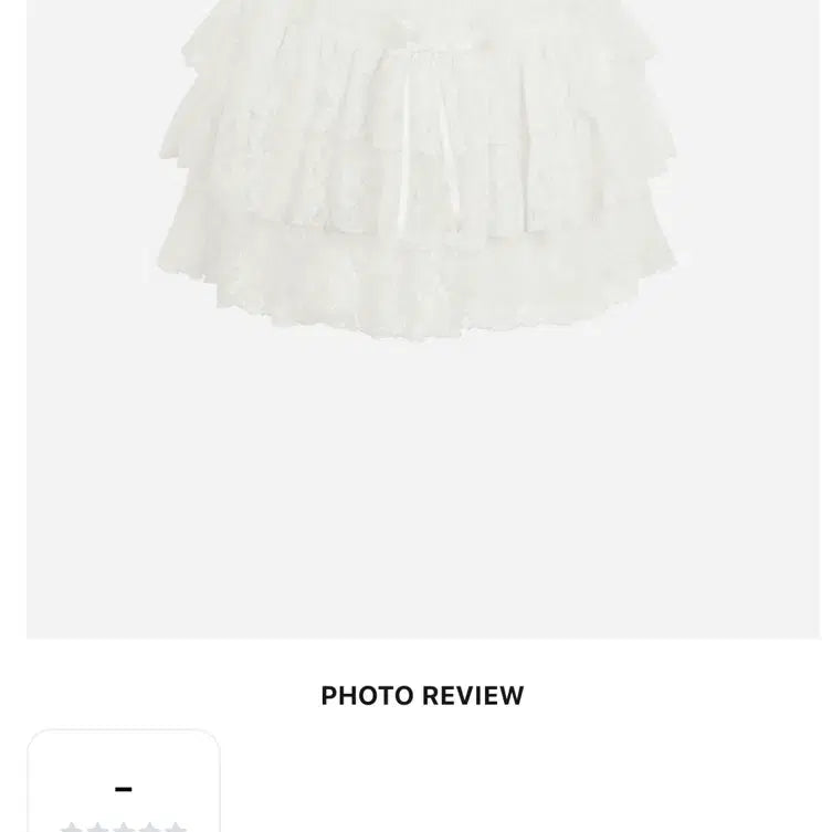 [BUNJANG] Roar Lace Mini Skirt / [미착용] 아옳이 로아르 레이스 캉캉 미니스커트