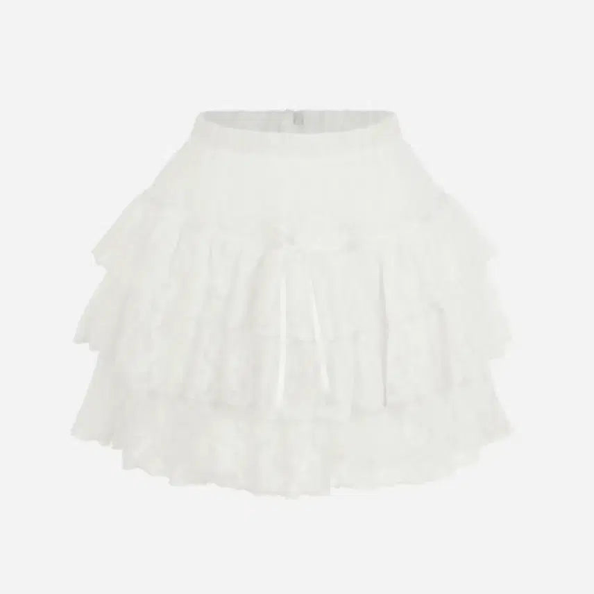 [BUNJANG] Roar Lace Mini Skirt / [미착용] 아옳이 로아르 레이스 캉캉 미니스커트