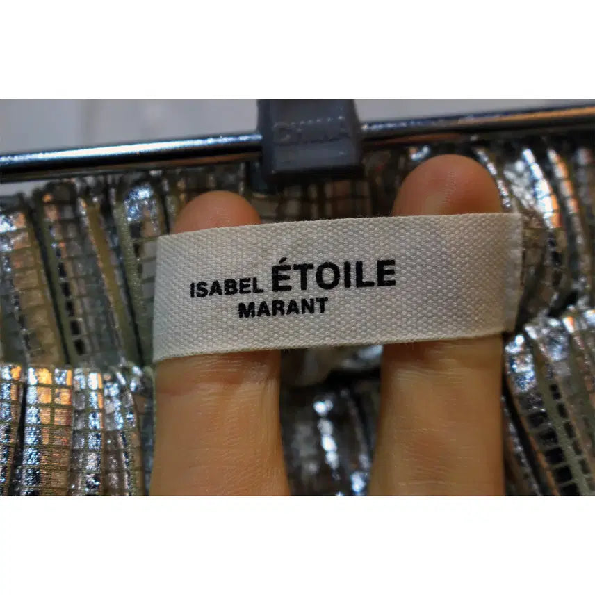 [BUNJANG] Isabel Marant Silver Pleated Skirt / 26인치 이자벨마랑 실버톤 플리츠 스커트 b902