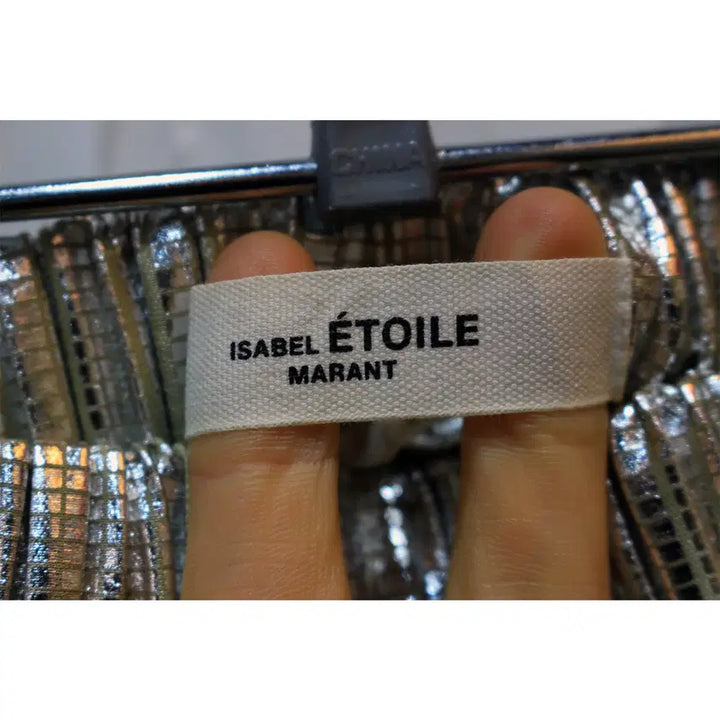 [BUNJANG] Isabel Marant Silver Pleated Skirt / 26인치 이자벨마랑 실버톤 플리츠 스커트 b902
