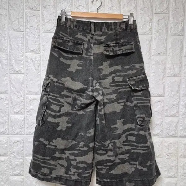 [BUNJANG] Vintage Bermuda Cargo Pants / 여자 버뮤다팬츠 카모카고 여자 빈티지 데님7부바지28