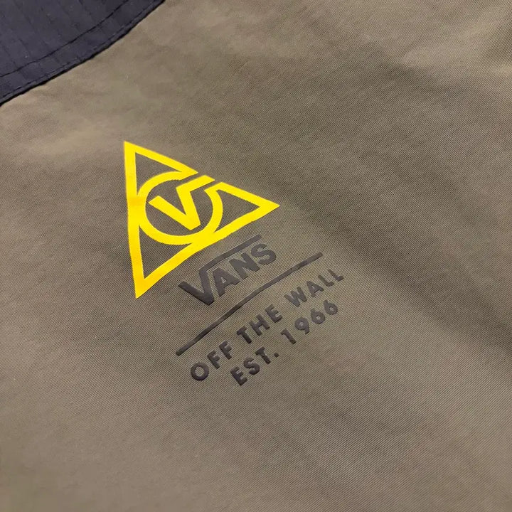 [BUNJANG] Vans Anorak Windbreaker Jacket / [S] 반스 아노락 바람막이 블랙/카키/옐로우