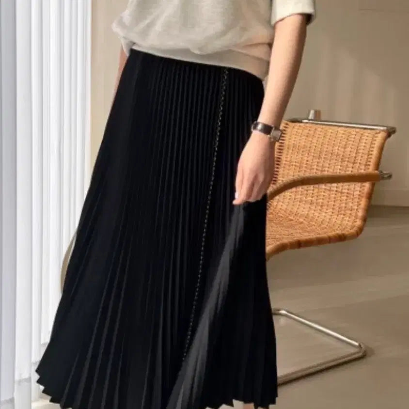 [BUNJANG] Bowen Ria Pleated Long Skirt / 보웬 리아 플리츠스커트