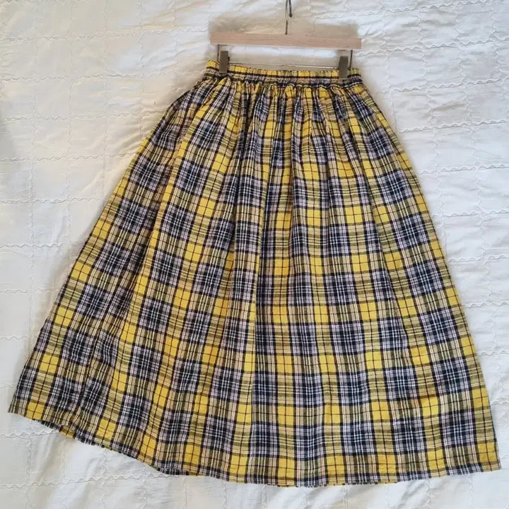 [BUNJANG] ichi Antiquites Tartan Check Linen Set / ichi Antiquites 이치안티크 타탄체크 리넨 셋업