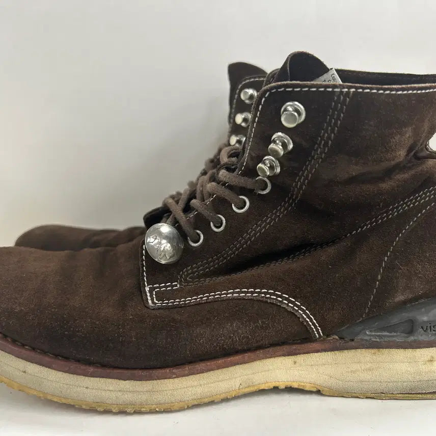 [BUNJANG] VISVIM Virgil Boots Dark Brown Suede Boots / VISVIM 올드비즈빔 콘초 커스텀 다크브라운 스웨이드 버질부츠 10