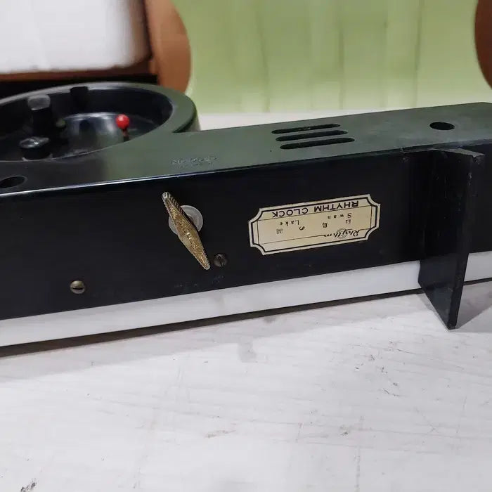 [BUNJANG] Rhythm Clock Wind-up Clock &amp; Music Box / 1960 일본 리듬 클락/태엽 시계겸 오르골