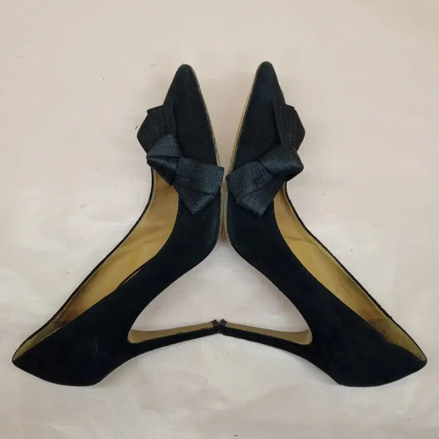 [BUNJANG] Isabel Marant Suede Ribbon High Heels / 이자벨마랑 스웨이드 리본 여성 하이힐 38 240 굽11