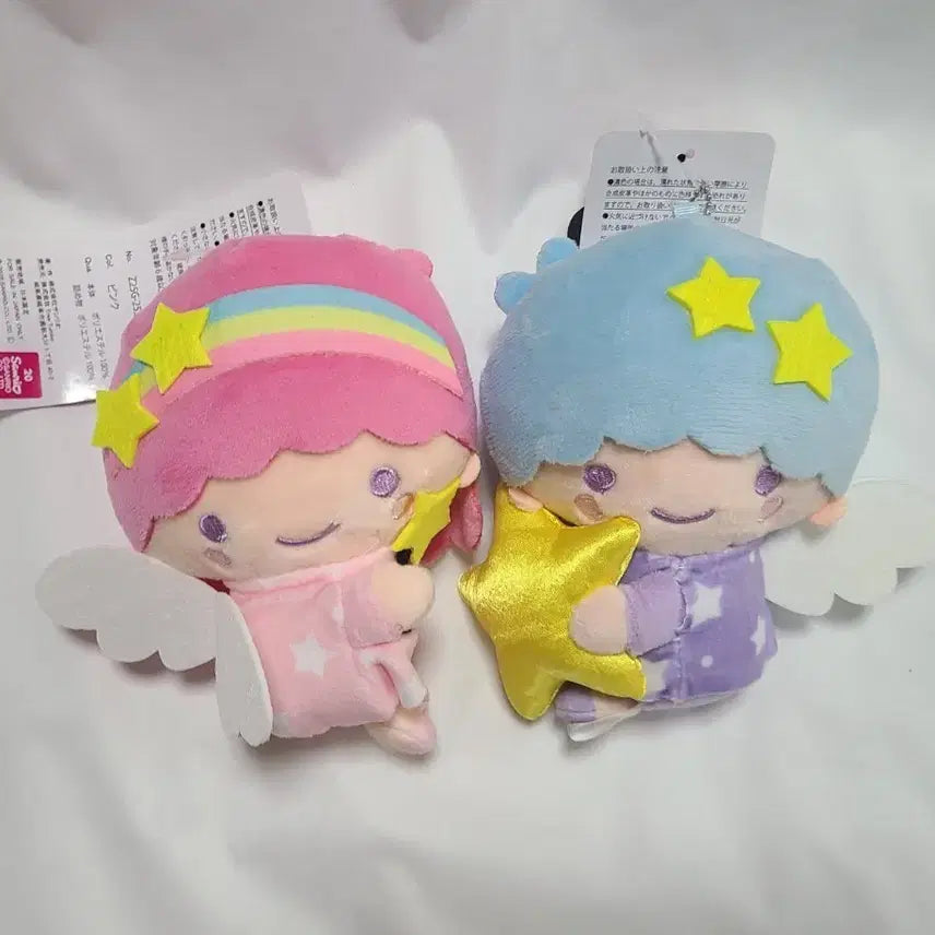 [BUNJANG] Kiki and Lala Plush Keychain / 키키라라 인형 키링