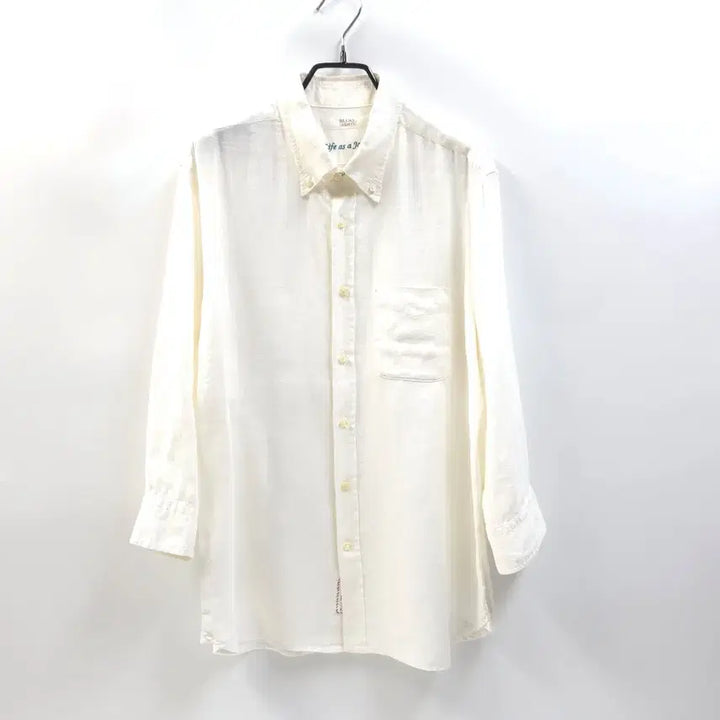 [BUNJANG] BEAMS LIGHT Linen Shirt / BEAMS LIGHT 빔스 라이트 7부소매 린넨셔츠 남방 C526