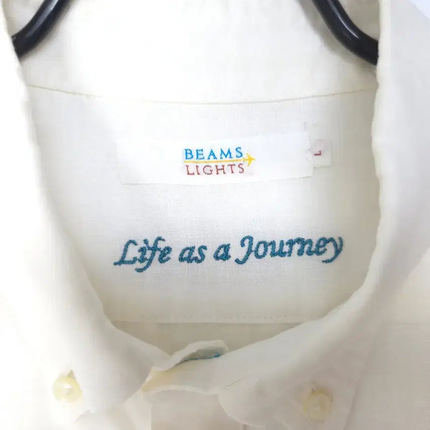 [BUNJANG] BEAMS LIGHT Linen Shirt / BEAMS LIGHT 빔스 라이트 7부소매 린넨셔츠 남방 C526