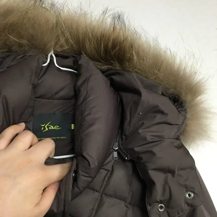 [BUNJANG] ISAE Quilted Down Long Padded Coat / ISAE 이새 퀼팅 다운 롱패딩 10