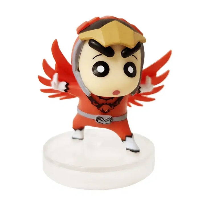 [BUNJANG] Crayon Shin-chan Power Rangers Shin-chan PVC/ABS Figure (Sealed) / [UY/미개봉] 4.6cm 짱구는못말려 파워레인저 짱구!