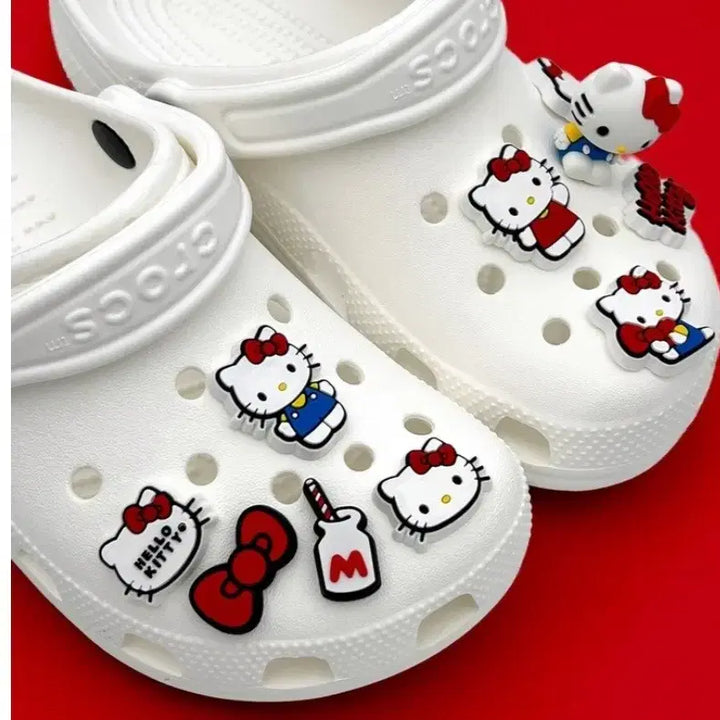 [BUNJANG] Hello Kitty Jibbitz 10-Piece Set / 키티 지비츠 10개 세트