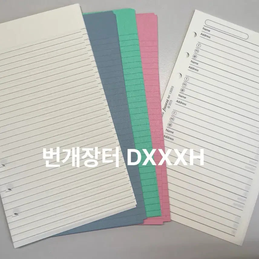 [BUNJANG] Filofax A6 Basic Inserts / 파일로팩스 a6 기본 속지