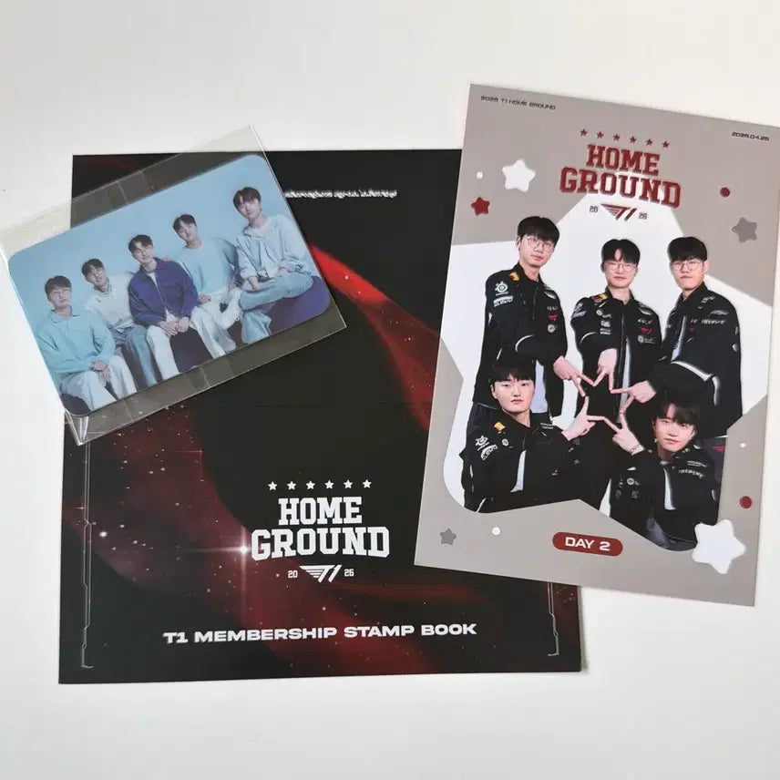 [BUNJANG] T1 Homeground Membership Group Photocard / T1 티원 홈그라운드 멤버십 포토 + 우리은행 단체포카