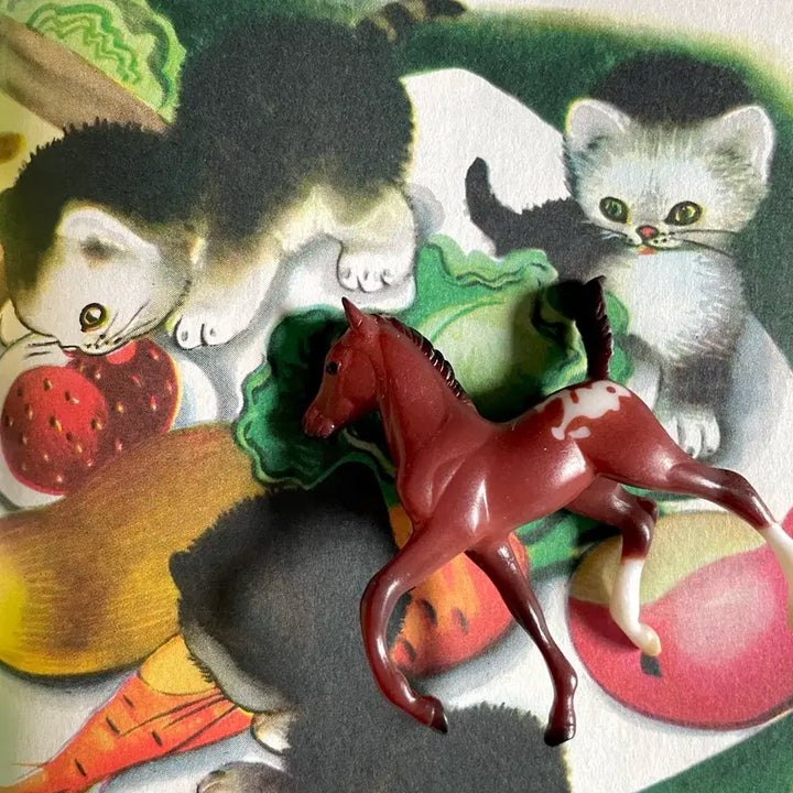 [BUNJANG] 1970s Vintage Horse Cake Topper / Figurine / 1970s/빈티지홀스 케이크토퍼 빈티지 피규어(rare)
