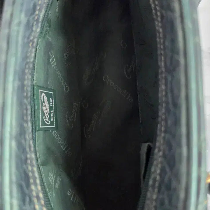 [BUNJANG] Crocodile Leather Shoulder Bag / 크로커다일소가죽 가방