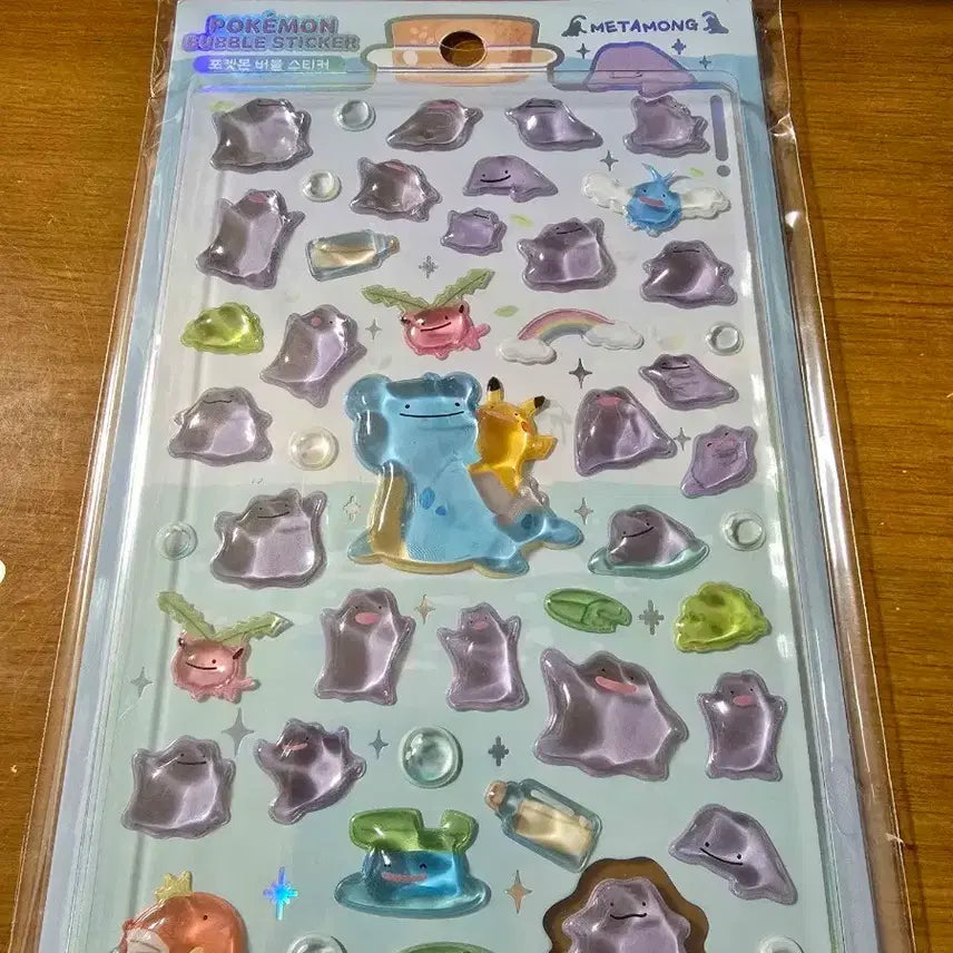 [BUNJANG] Ditto Bubble Sticker Limited Edition (Jamsil Pop-Up) / 메타몽 버블 스티커 잠실 팝업 미개봉 급쳐