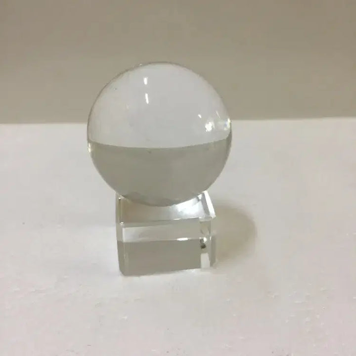 [BUNJANG] Crystal Sphere with Crystal Base / 동그란 원형의 투명 크리스탈(좌대도 크리스탈) / 요316